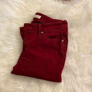 Levi’s Dark Red Legging Jeans Size 10